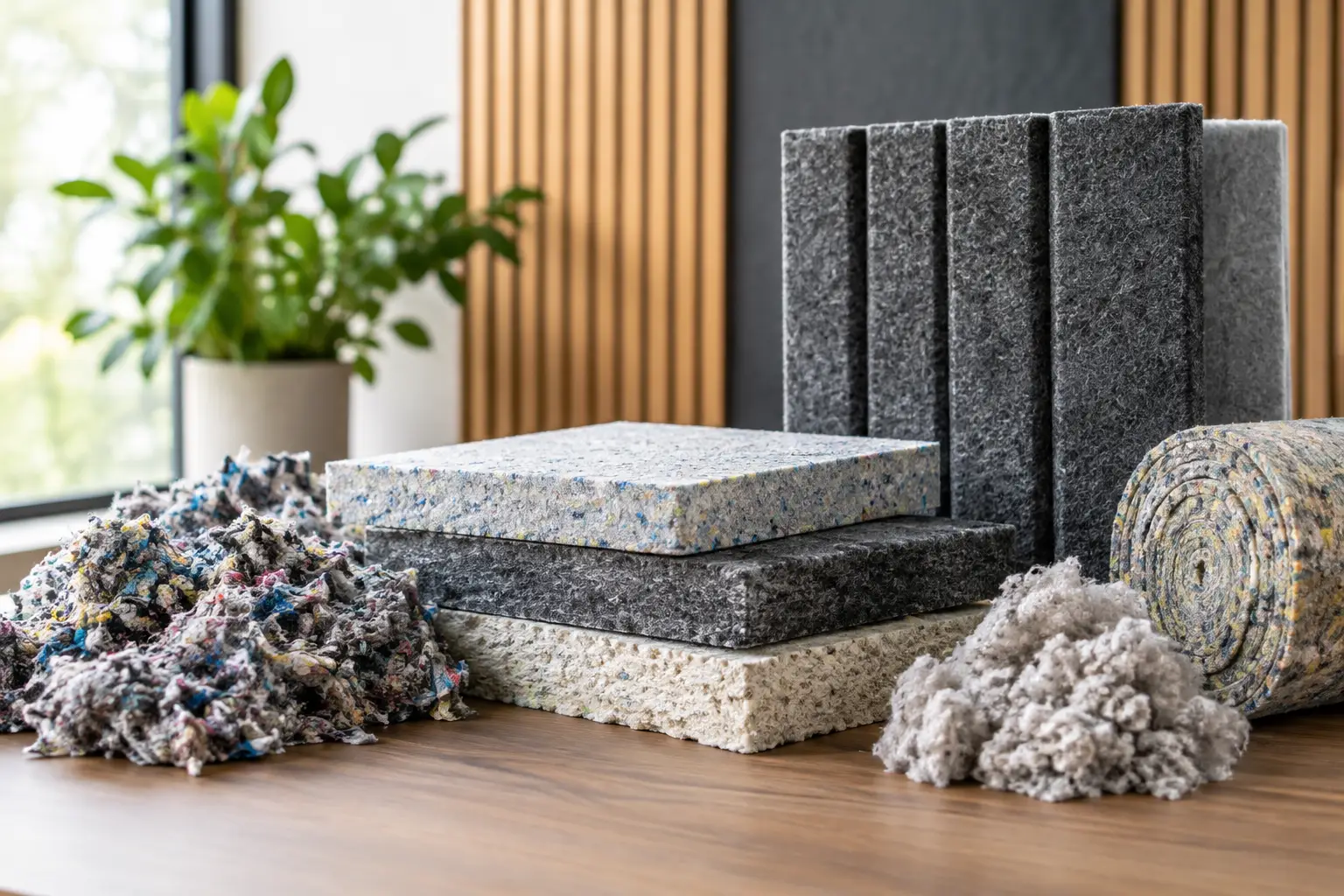 Migliori materiali fonoassorbenti riciclati